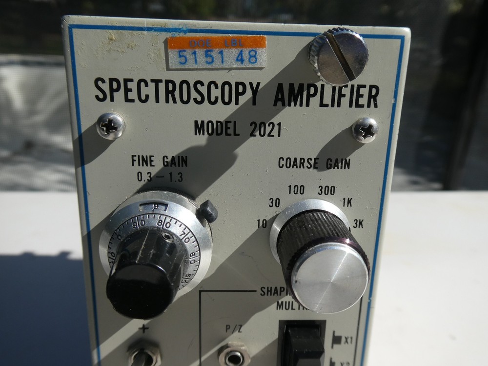 🍀 WORKS GREAT! Canberra 2021 Spectroscopy Amplifier NIM BIN Module