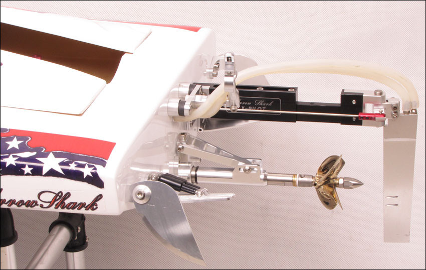 Arrow Shark X-Pilot Fully Extendable Billet Rudder