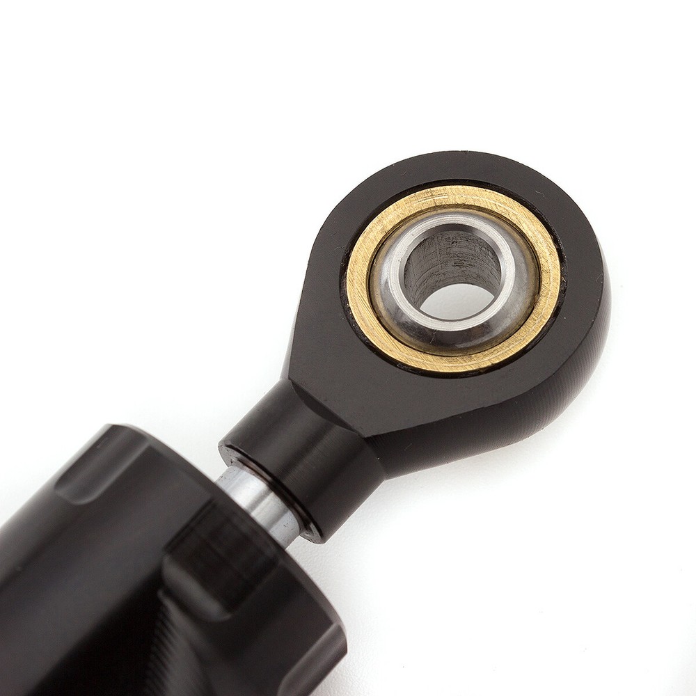 Universal CNC Steering Damper Stabilizer Linear Reversed Shock Absorber Black