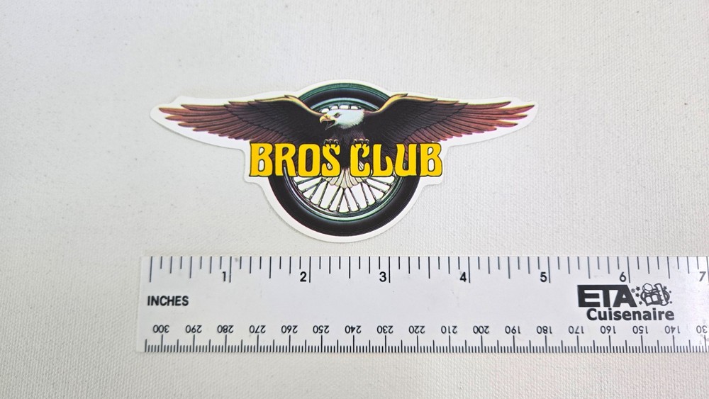 Harley-Davidson Motorcycles Eagle Patch & Bros Club Eagle Patch + Sticker