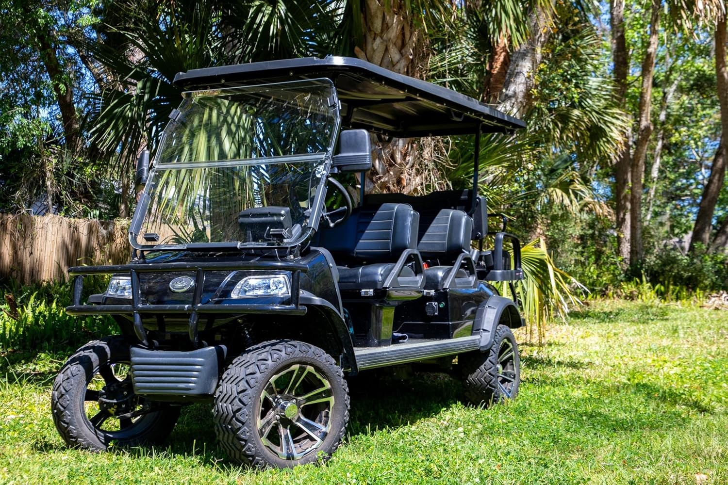 RedDot 1/4" Folding Golf Cart Windshield for Evolution Classic & Forester - Clea