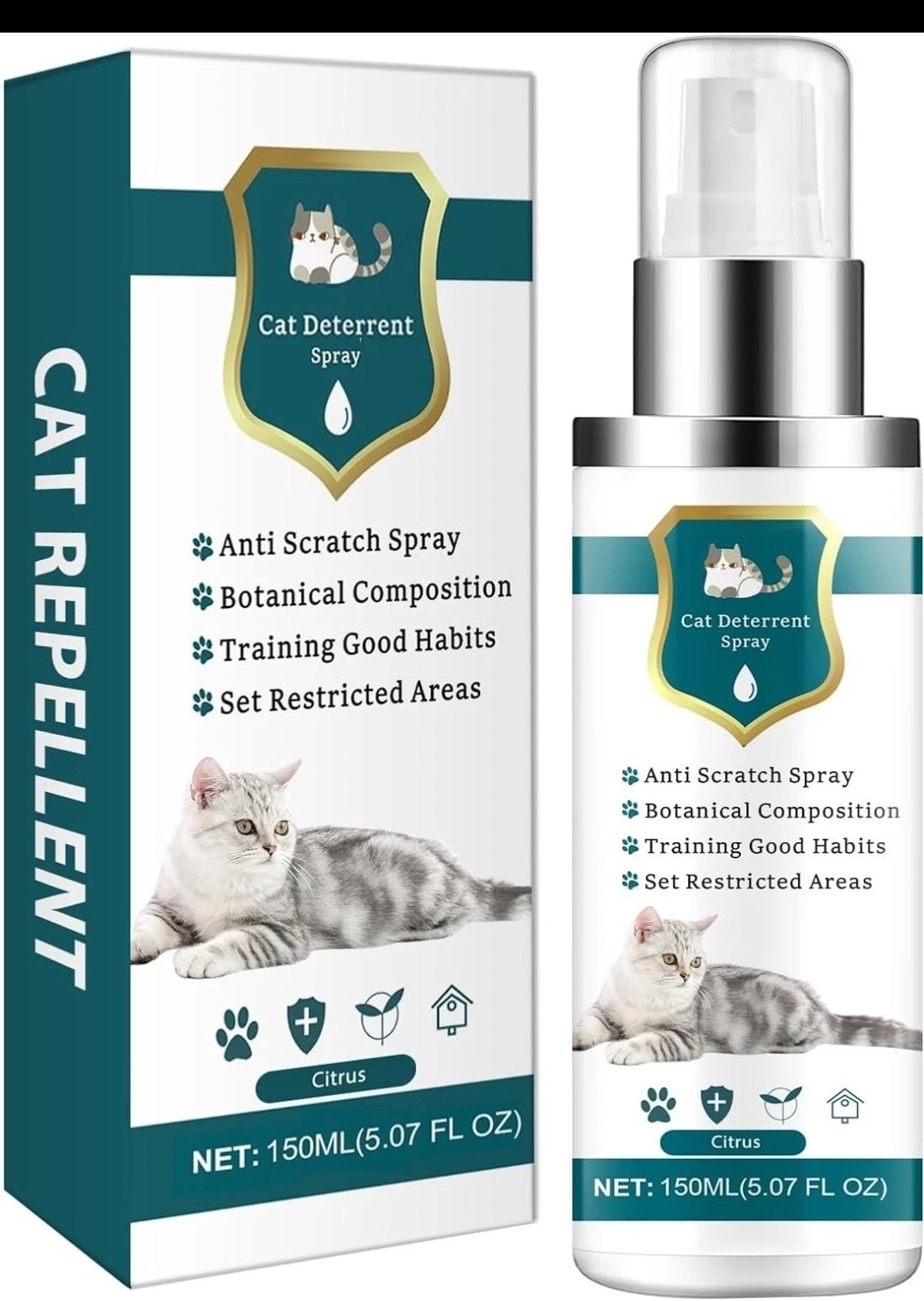 ACCTNDOK Enhanced Cat Spray - Natural Safe No-Scratch Botanical Mist