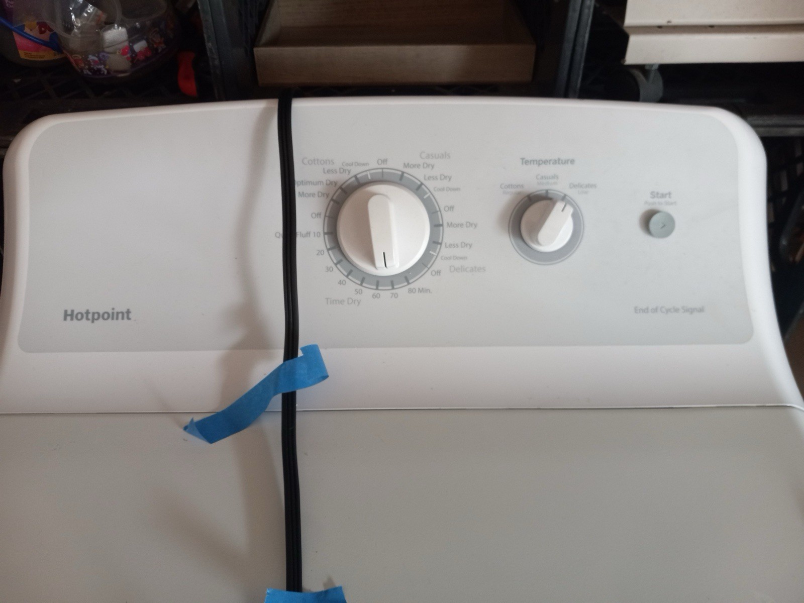 HOTPOINT® 6.2 CU. FT. CAPACITY ALUMINIZED ALLOY GAS DRYER