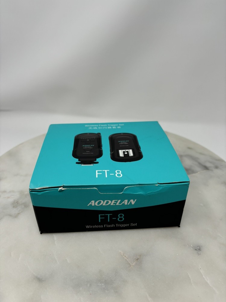 AODELAN FT-8 WIRELESS FLASH TIGGER SET TRANSMITTER & RECEIVER