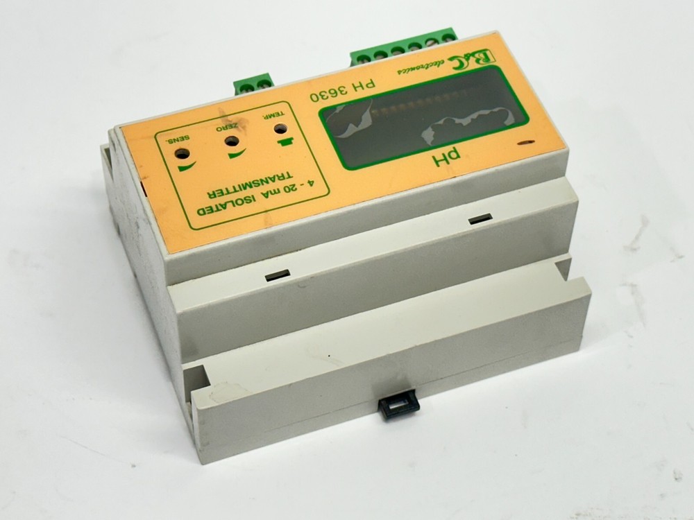 B&C Electronics PH3630 2-Wire DIN Rail pH Transmitter 2778910
