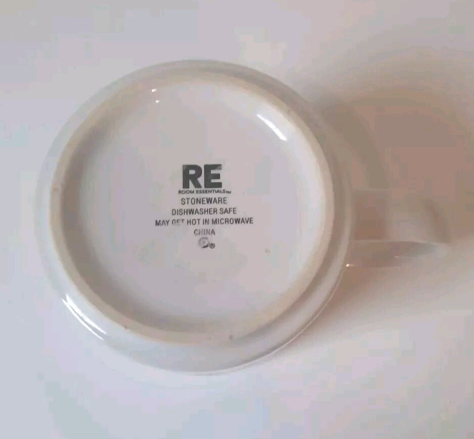 Room Essentials Red Elephant on a WHITE Coffee Mug
