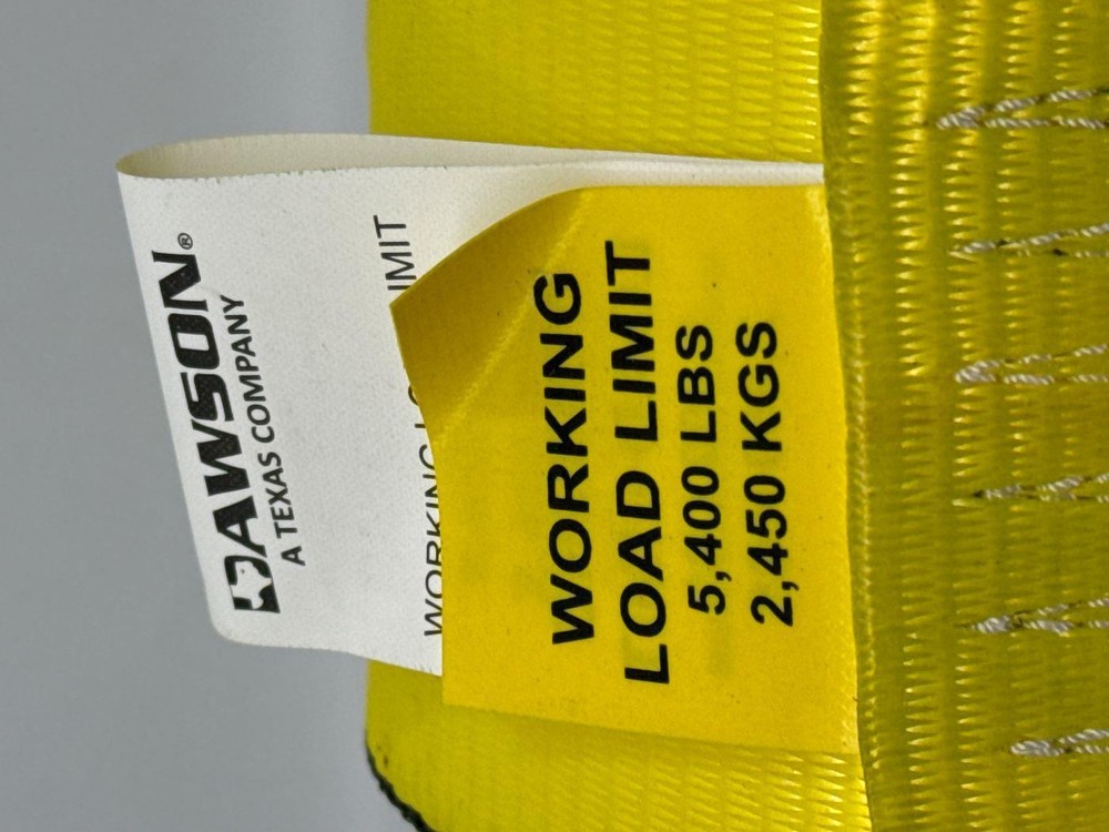 4"X30' Winch Strap with D Ring 2 Pack