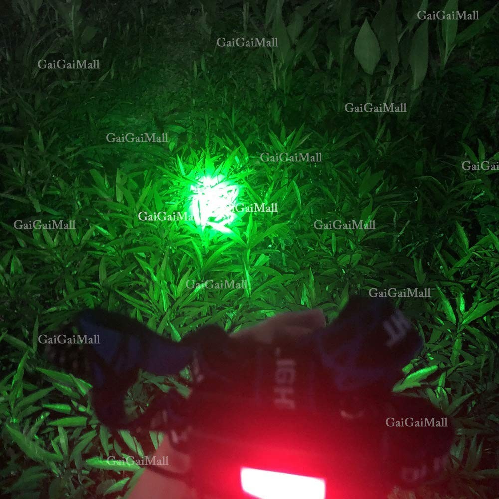 Multicolor Headlamp Flashlight 1000 Lumen Waterproof Zoomable Led Headlight w...