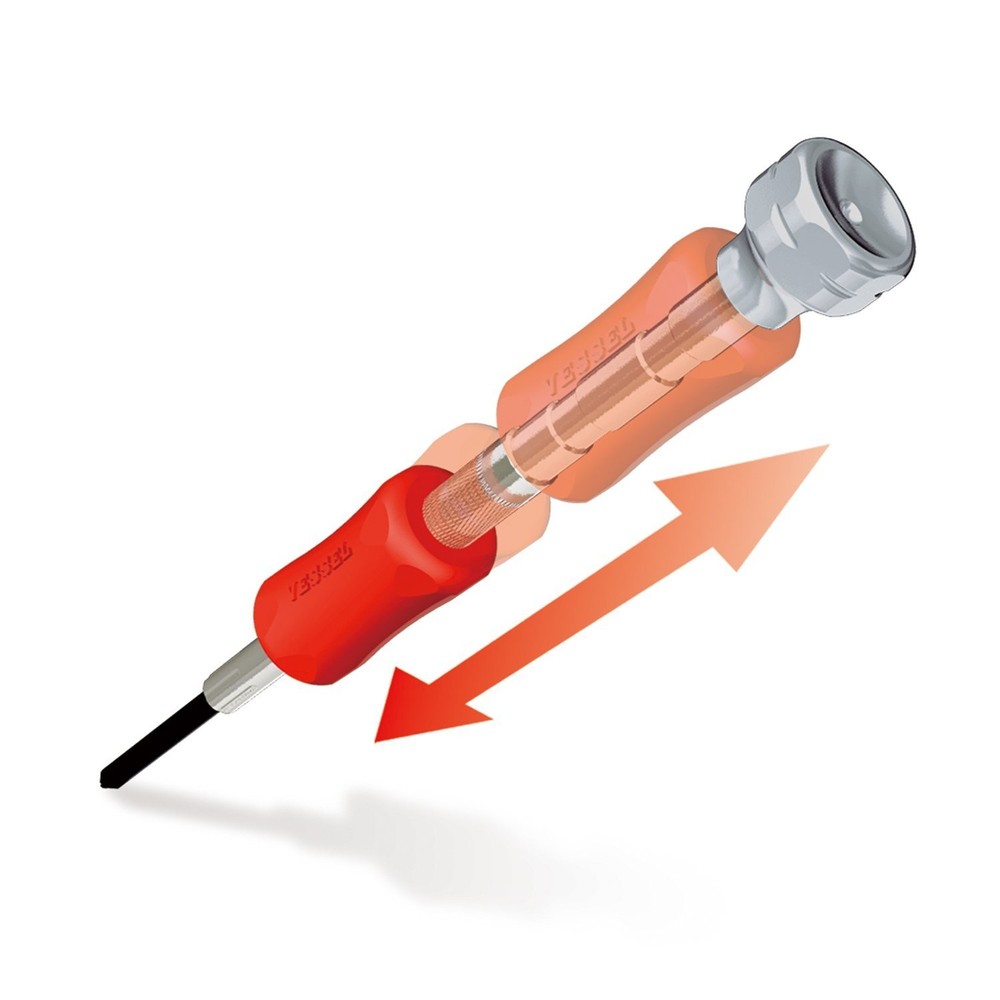 Precision screwdriver set TD-56 / -0.9, -1.2, -1.8, -2.3, +00, +0
