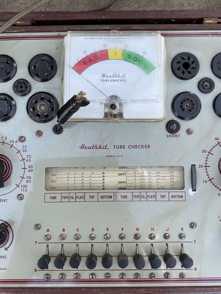 Heathkit TC-2 Tube Checker Tester Untested
