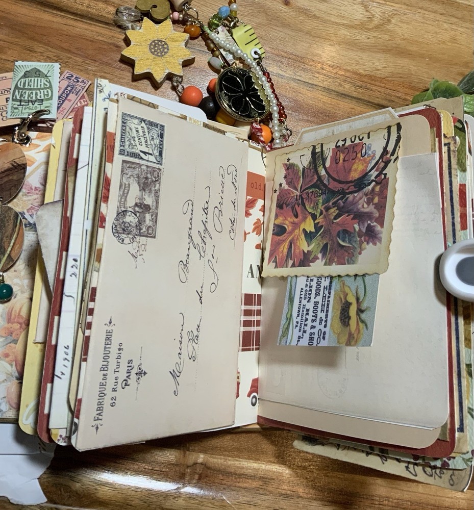 Autumn Fall Handmade Junk Journal