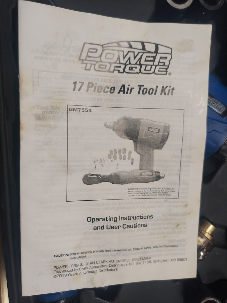 POWER TORQUE 17 PC. AIR KIT
