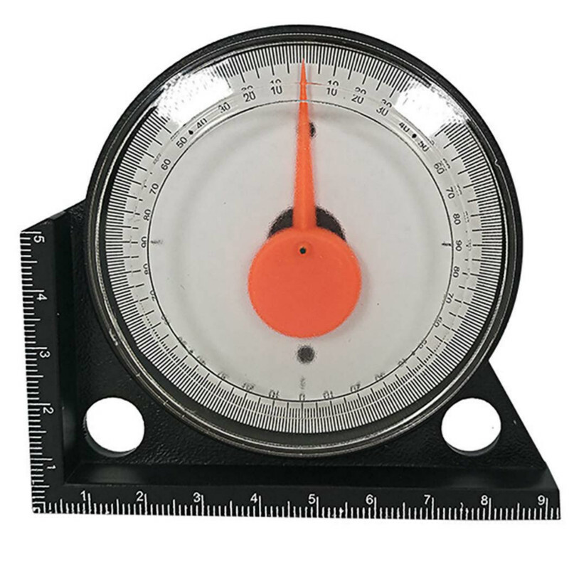 Slope Inclinometer Level Angle Finder Measuring Gauging Tools Magnetic Base