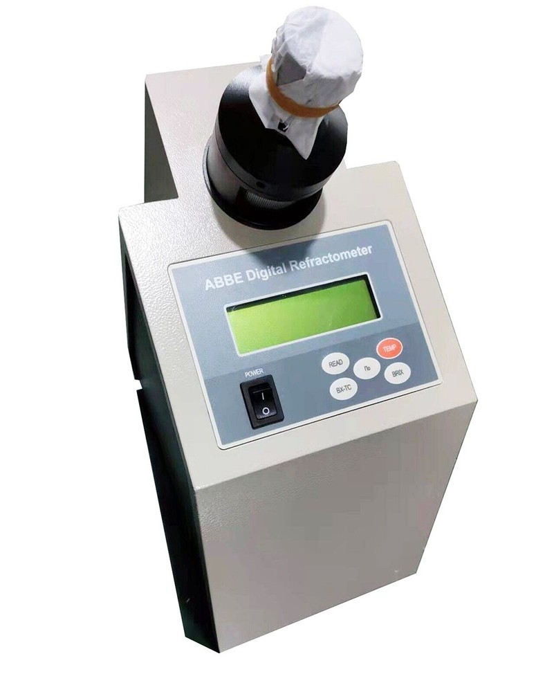 Digital ABBE Refractometer with Range Index 1.3000 ~ 1.7000nD RS232 Interface