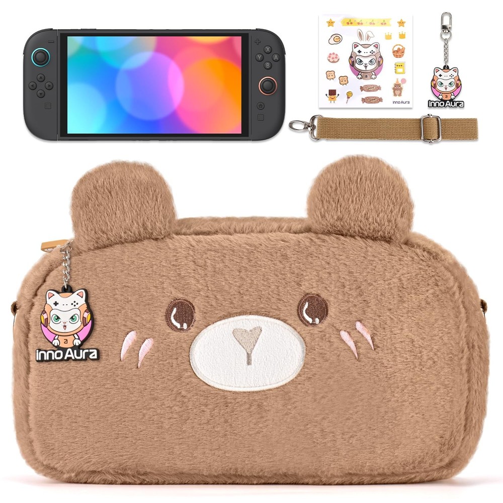innoAura Switch 2 Case for Switch 2 Model 2025, Switch 2 Carrying Case, Detac...