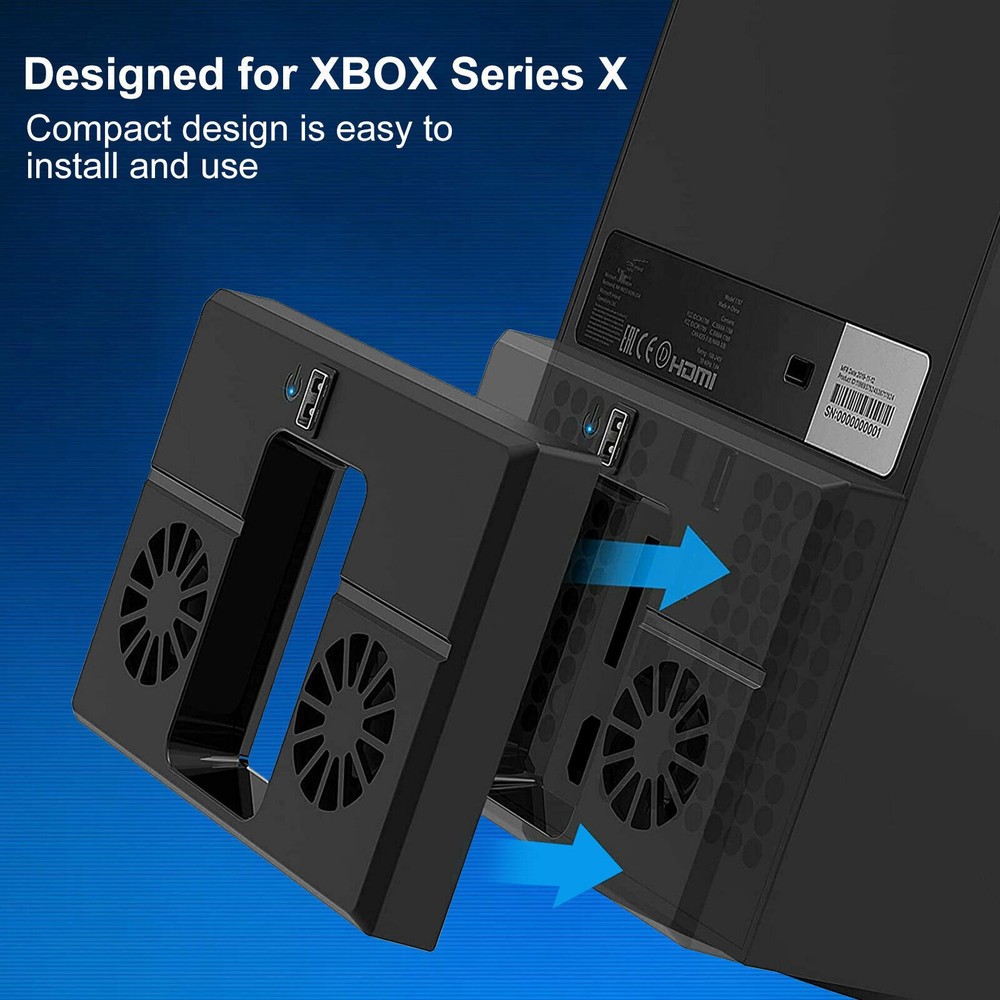 5V 2A USB Vertical Host External Cooling Fan For Xbox Series X Game Console