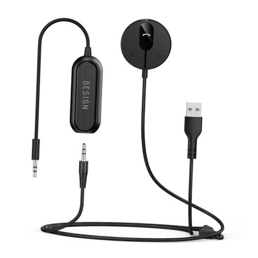 BK01 Bluetooth Car Magnet Mount Receiver with Ground Loop Noise Filter