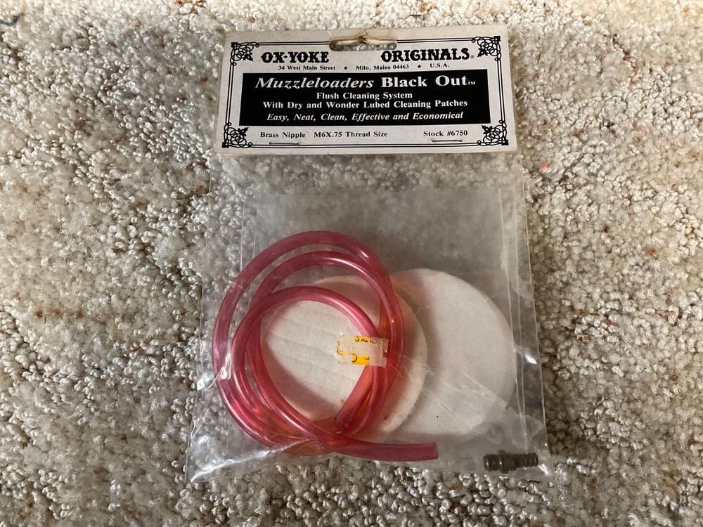 Muzzleloading Cleaning Tube with     M6X.75.  Thread size