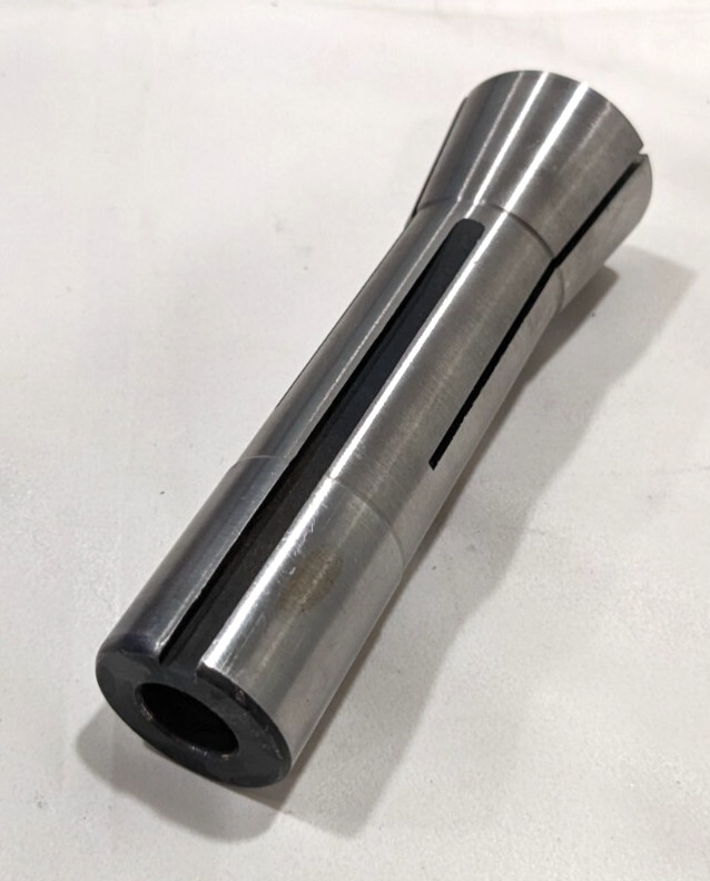 R8 Round Collet 11/16" Bore 7/16-20 Drawbar Thread Steel 231-4744