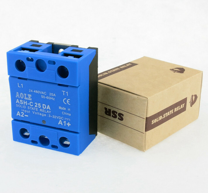25A small solid state relay ASH-C25DA DC-AC 3-32VDC