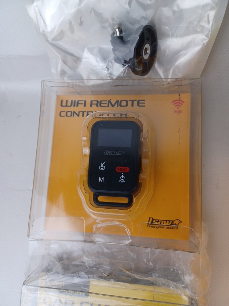 ISAW Advance Full HD Action Camera w/ Head/chest strap, mount, Wi-Fi Controller