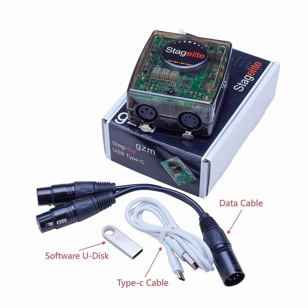 Stagelite DVC4 GZM Stage Light Control Software DJ Disco light DMX512 Controller