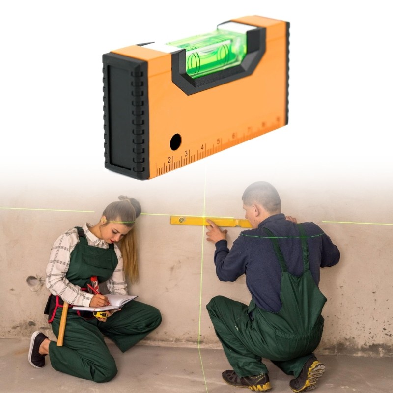 Pocket Sized Bubble Level Device Tool With Base High Accuracy Readings