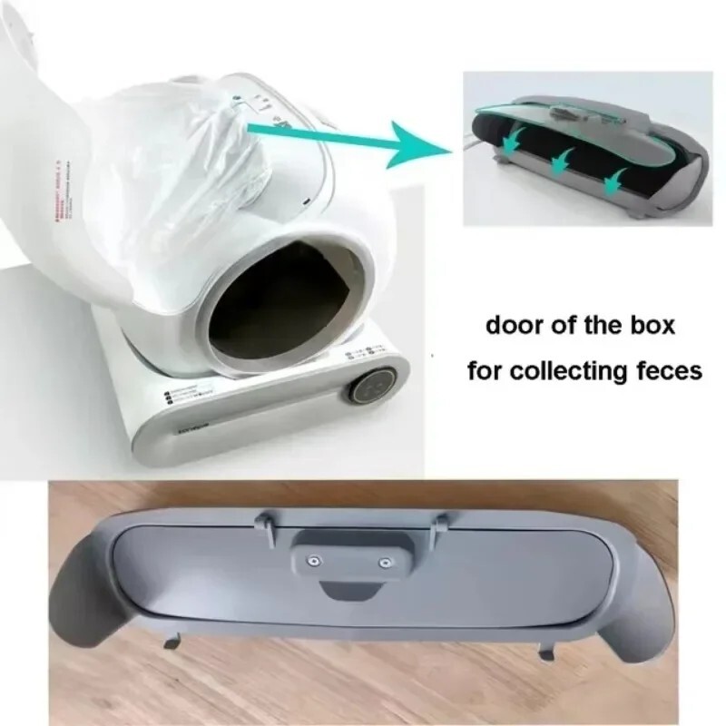 Automatic Cat Litter Box Accessories Bin Door Bottom Capsule Ventilation Mesh