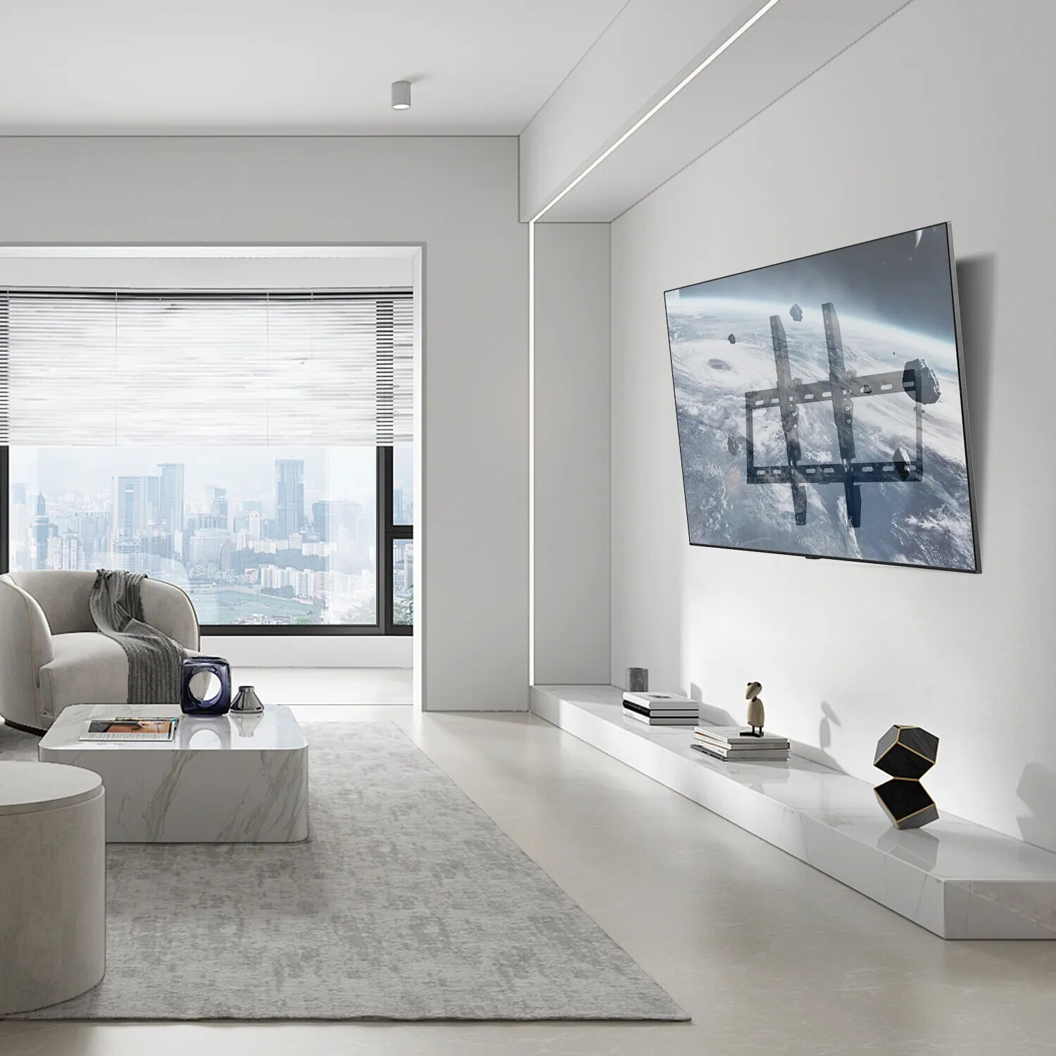 TV Wall Mount Bracket Tilt for 32 37 40 42 43 46 47 50 52 55 60 65 70inch Screen