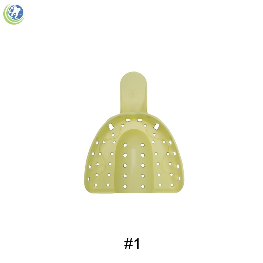 Dental Plastic Disposable Impression Trays Perforated Autoclavable Assorted 10PC