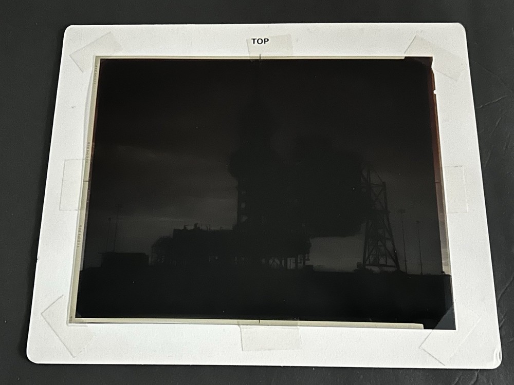 1982 NASA KSC Space Shuttle Columbia STS-4 Launchpad Presentation Transparency