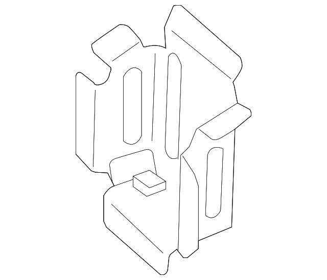 Genuine Audi Rear Body Panel Bracket 8R0-813-545-A