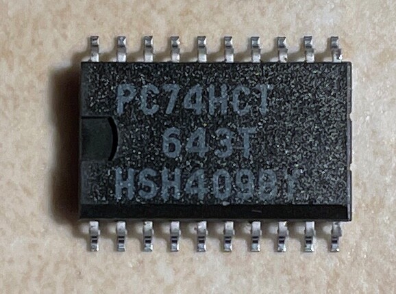 Philips PC74HCT643T 74HCT643 Octal Bus Transceiver - NOS