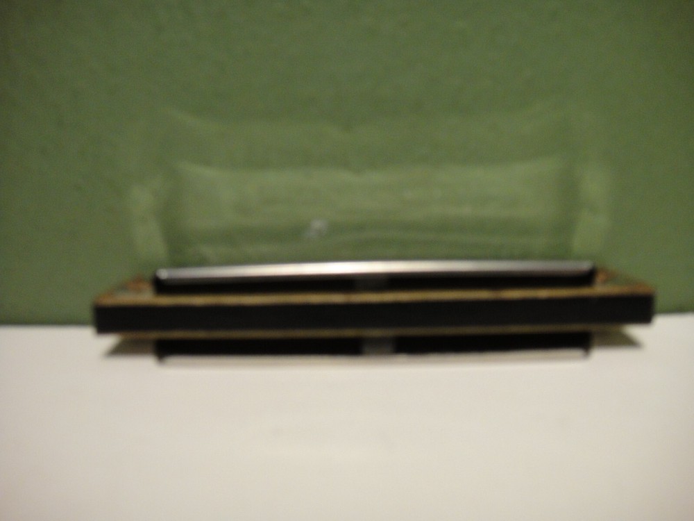 Vintage Swing Band Harmonica & Box -Made in Japan Silver Tone - Untested