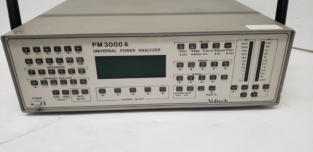 VOLTECH PM3000A Universal Power Analyzer