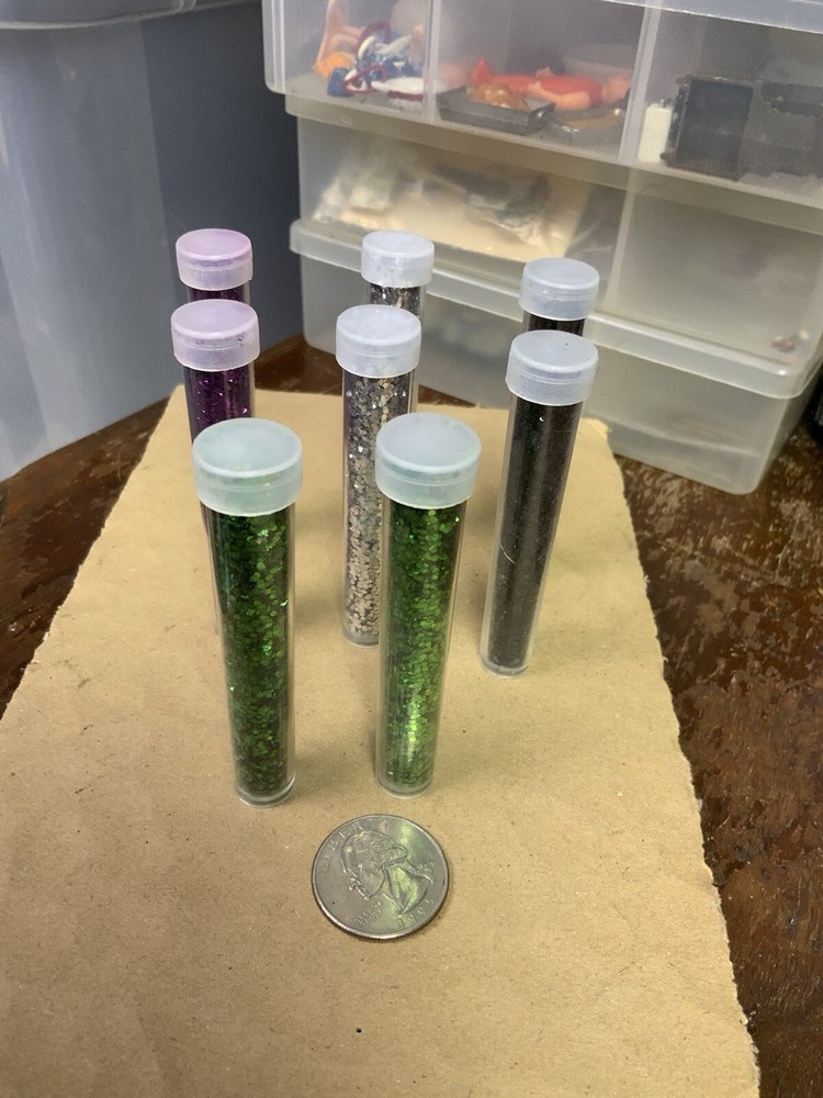 Crafts Thin Tubes Of Glitter