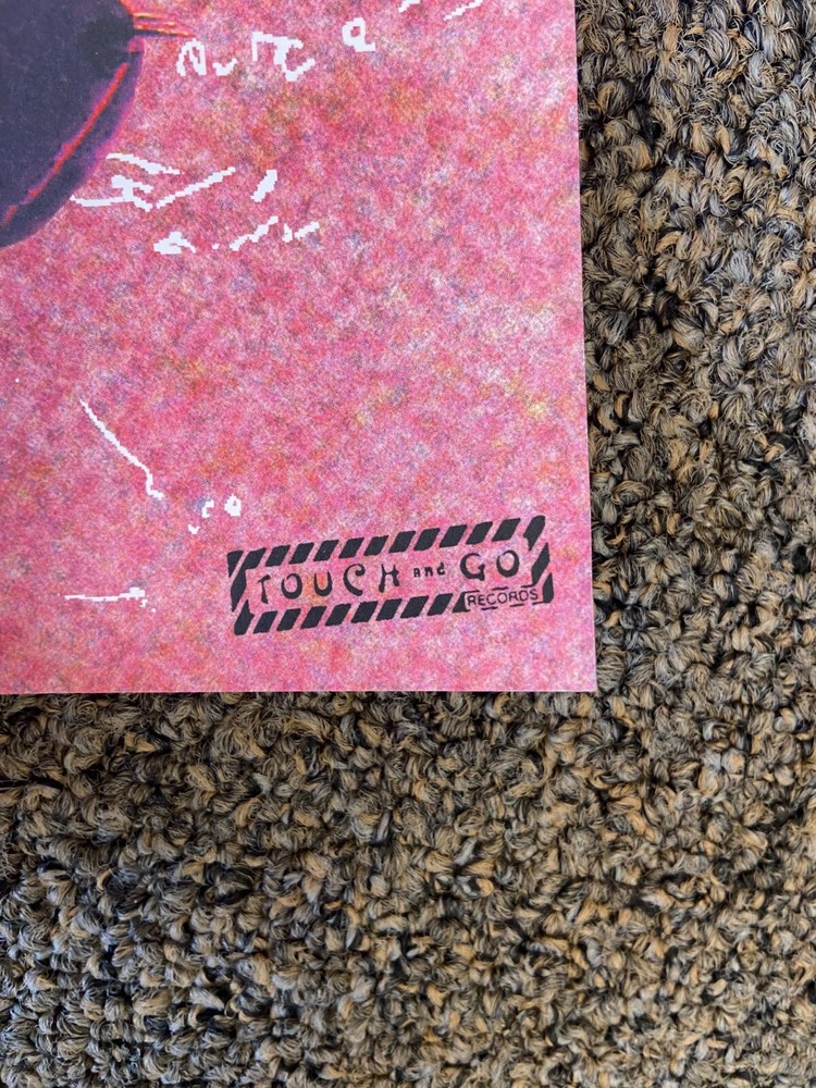 2002 YEAH YEAH YEAHS Machine Promo Poster Touch and Go