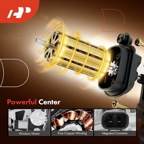 Power Window Regulator with Motor Compatible with Cadillac Front Passenger