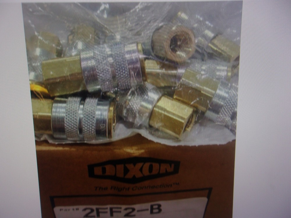 Dixon 1/4"Brass Quick Coupling Pneumatic Coupler 2FF2-B QTY 10