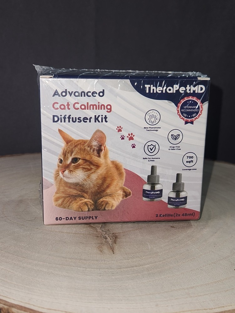 TheraPetMD Advanced Cat Calming Diffuser Kit 60 Day Supply- 2 Refills
