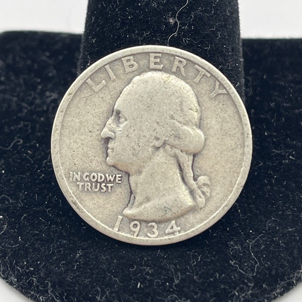 1934 P Washington Silver Quarter