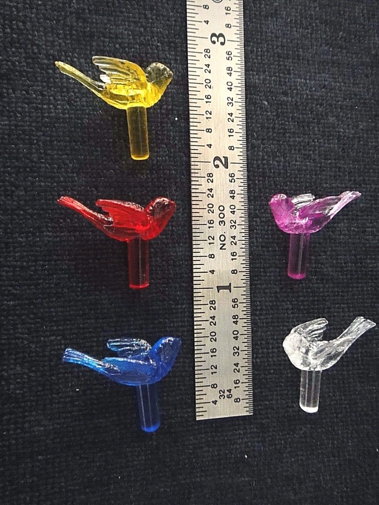 Ceramic Christmas Tree 50 pcs Mini Dove Bird Lights