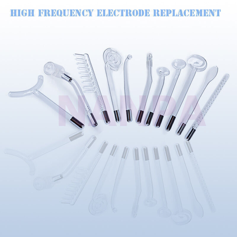 Hi-gh Frequency Electrode Replace Violet / Orange Light Glass Tube Element Part