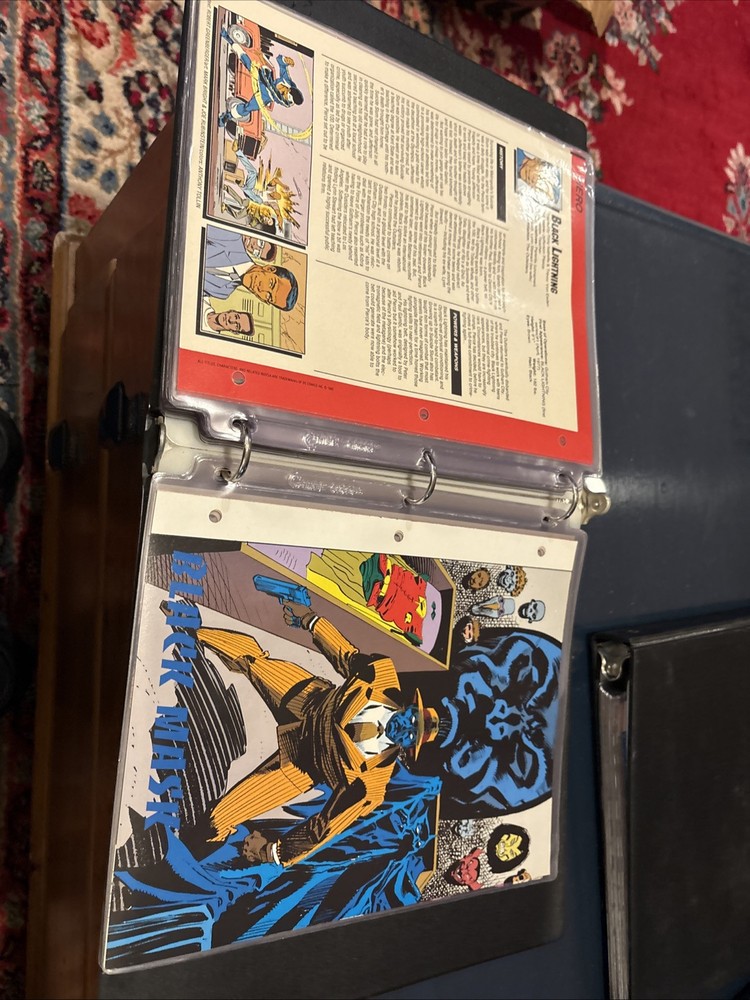 Comic Book Bio Binder