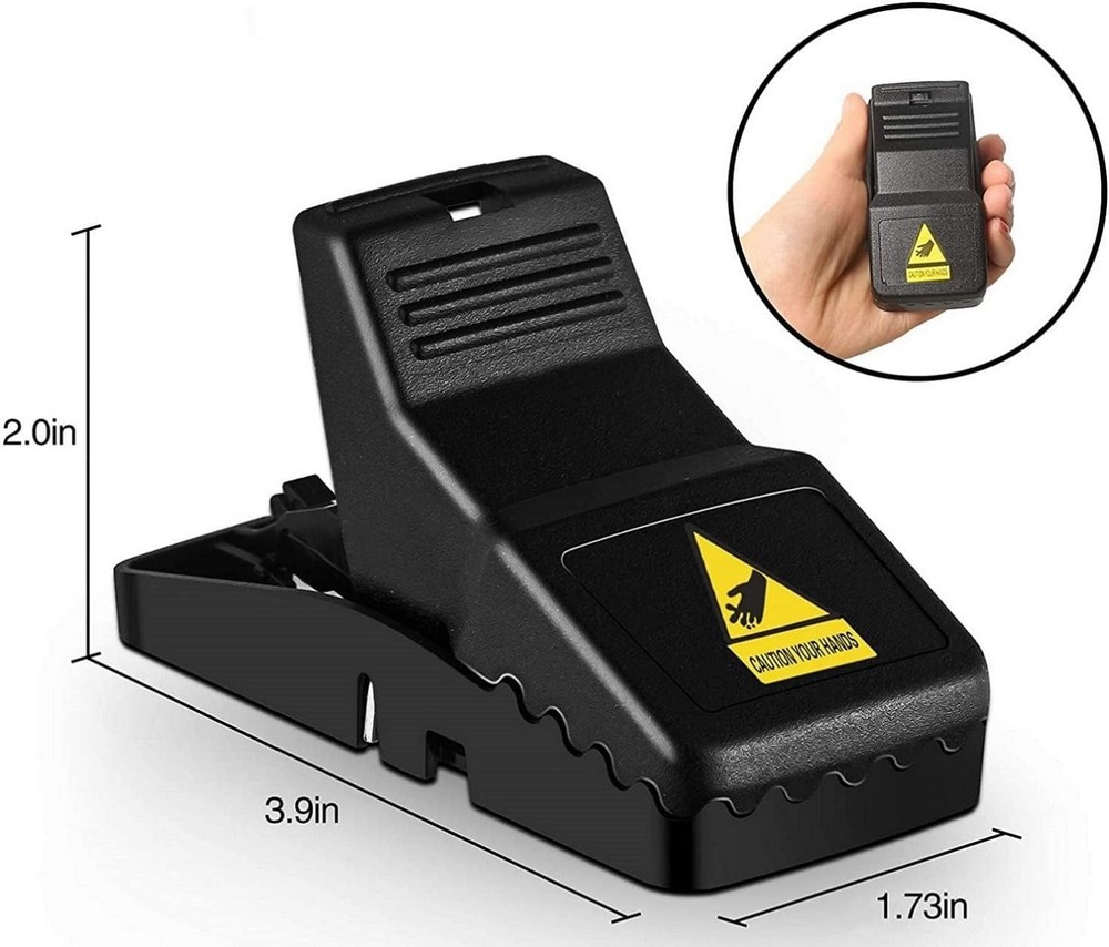 6 Pack Safe Mouse Traps - No Touch Design for Family & Pets, Quick & Effective