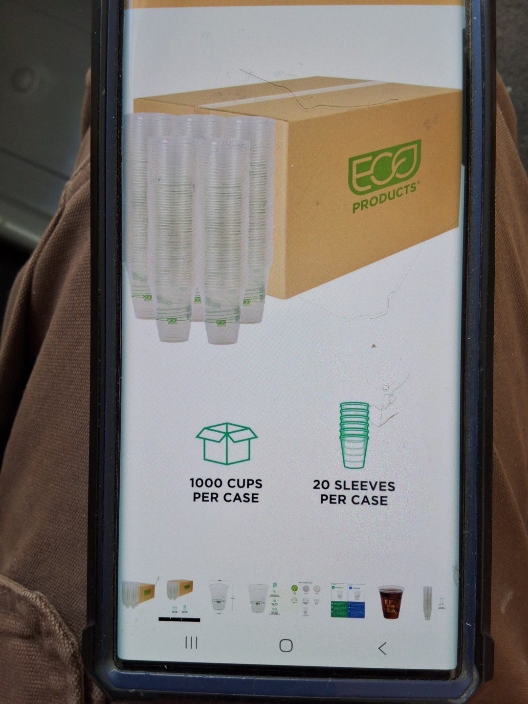 Eco-Products EPCC12GS 12 oz. GreenStripe Cold Cups - Clear (1000/Carton) New