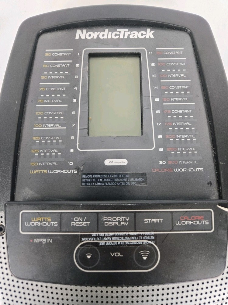 2017 NordicTrack RW200 Rowing Machine Computer Console Display Rower ERWNT59146