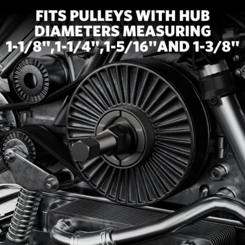 SZ7303B Power Steering Pump Pulley Puller Remover Install Tool Kit for GM Ford