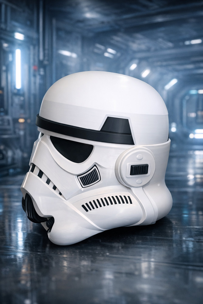 Star Wars 3D Printed Stormtrooper Commander Helmet