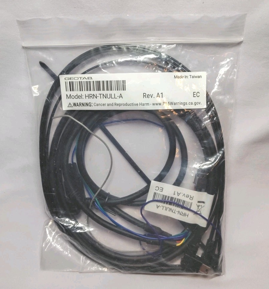 GEOTAB HRN-TNULL-A T-Harness Cable for G09 Dashcam Devices Only